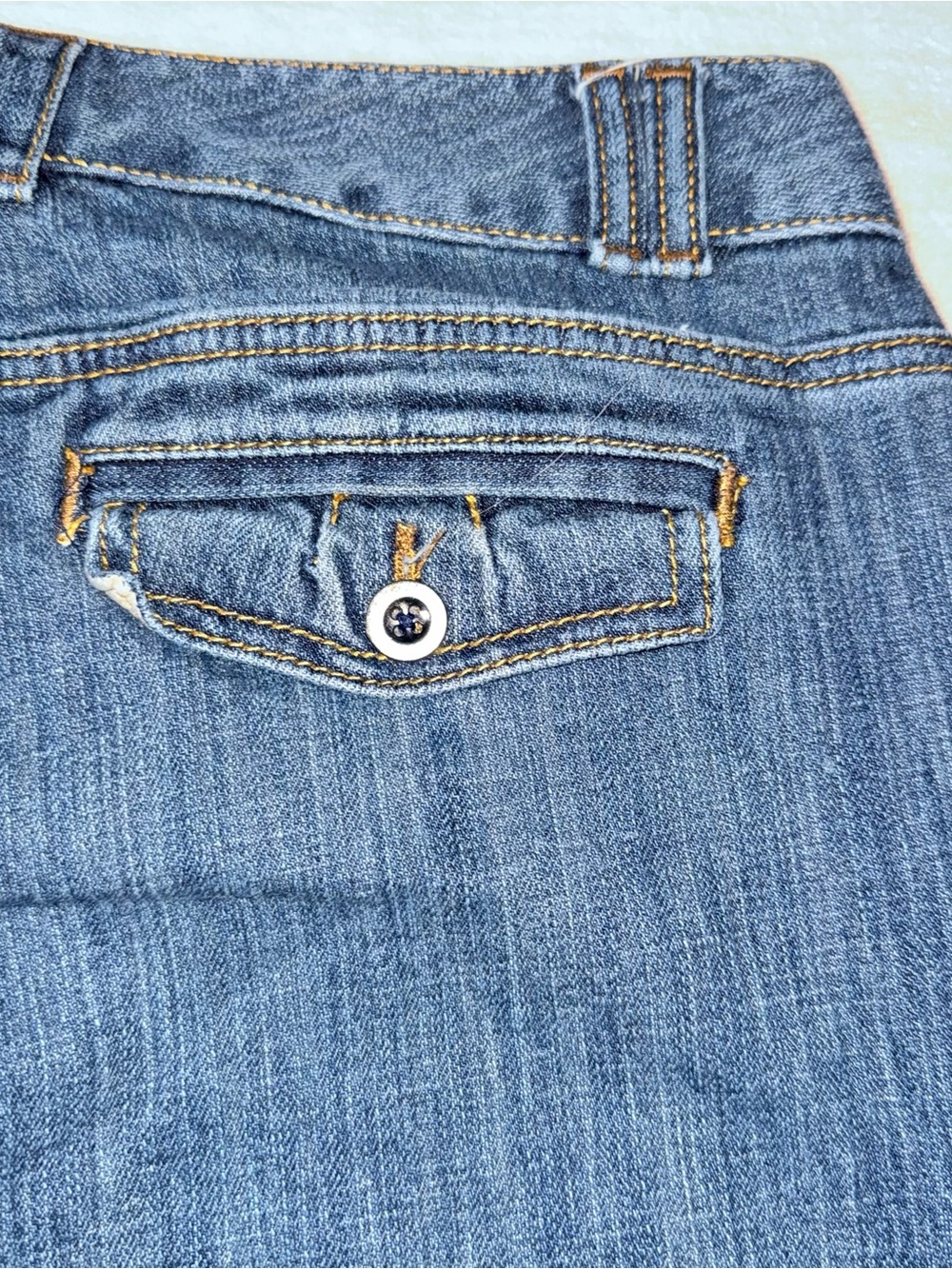 LOFT Blue Cropped Wide-Leg Jeans - Picture 15 of 16